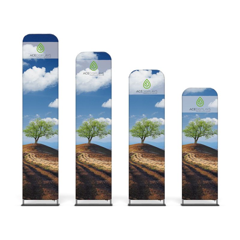 Tru-Fit Banner Stand - 24"w x 78"h Flat Single-Sided - Replacement Fabric Graphic