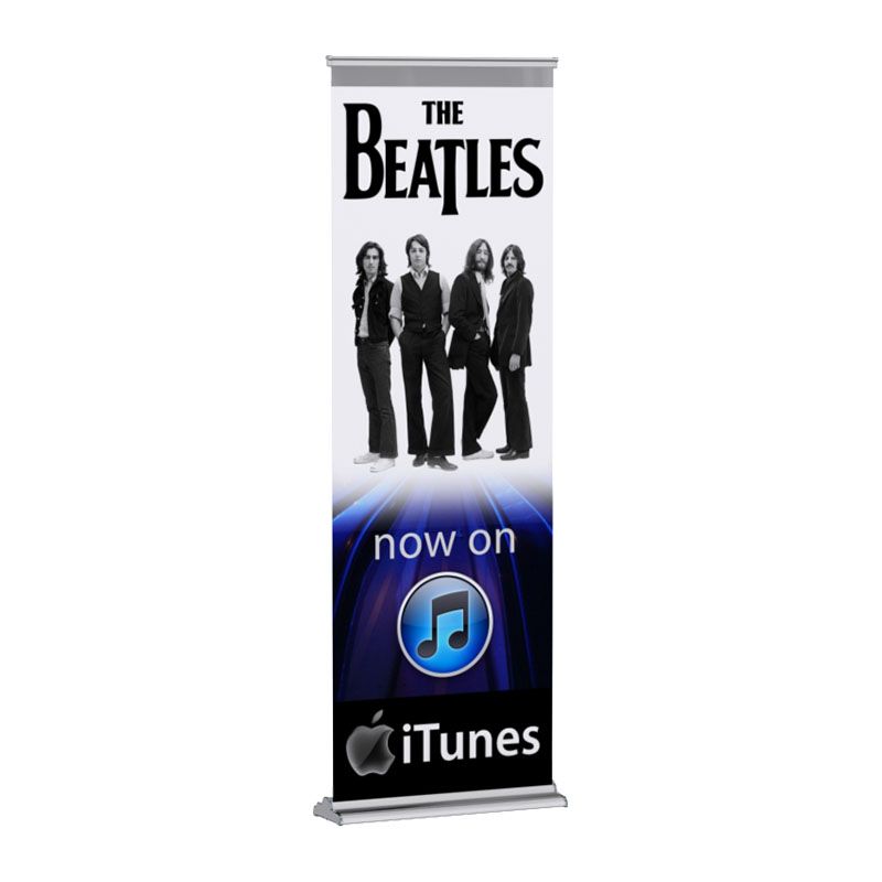 Super Stand Banner Stand - 24"w x 90"h PET Vinyl Replacement Graphic