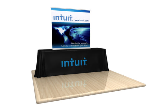 Super Stand Banner Stand - 48"w x 54"h PET Vinyl Replacement Graphic