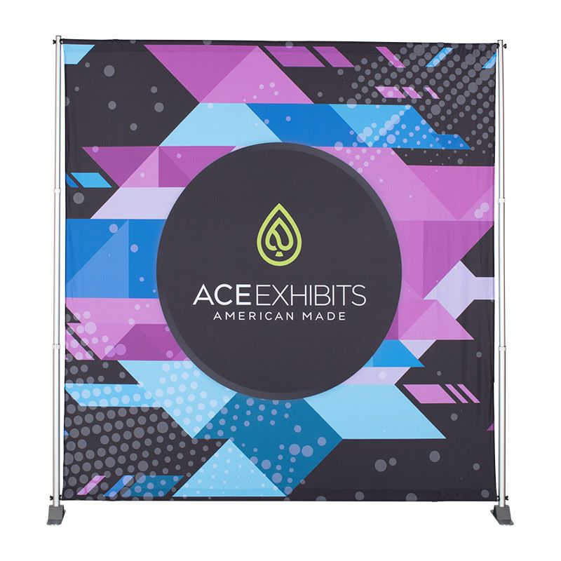 FlexDrop 2.0 Display - 113"w x 94"h Flat Single-Sided Replacement Fabric Graphic