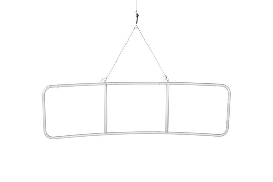 Cloud 3.0 - 2D Curved 15'w x 3'h - Frame in Standard Case