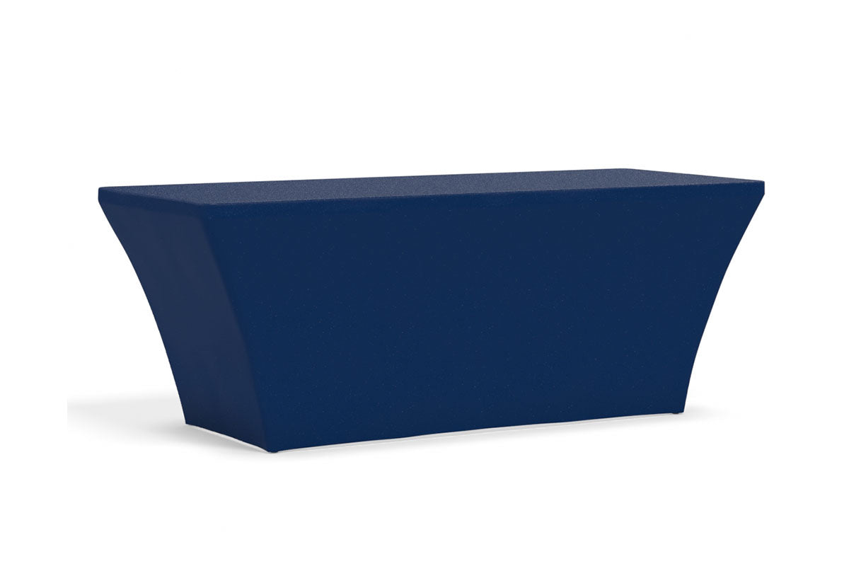 Tru-Fit Table Cover - 4-Sided 6' Table in Navy Blue (PMS 295) Fabric