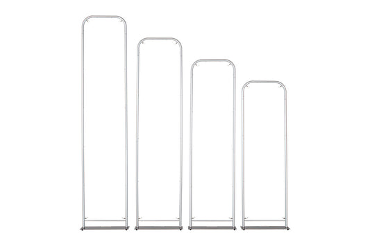 Tru-Fit Banner Stand - 24"w x 114"h Flat - Hardware Kit