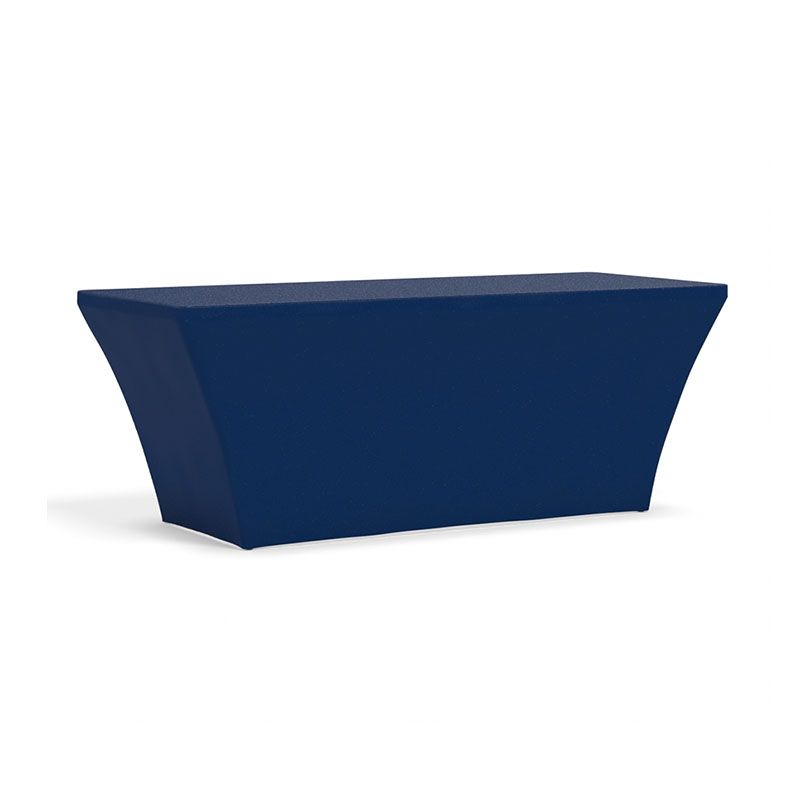 Tru-Fit Table Cover - 4-Sided 6' Table in Navy Blue (PMS 295) Fabric