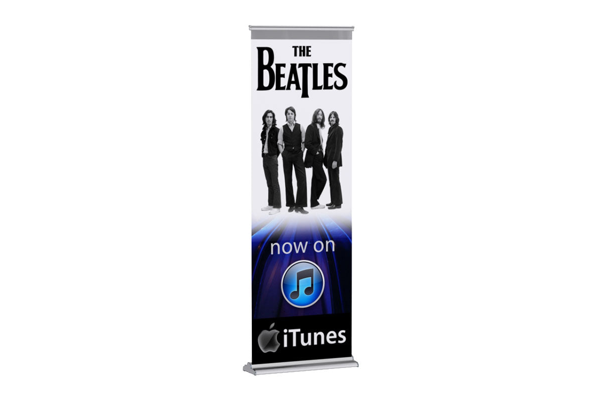 Super Stand Banner Stand - 24"w x 90"h PET Vinyl Replacement Graphic