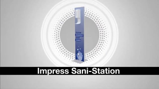 Impress Touch-Free Sani-Station Tower