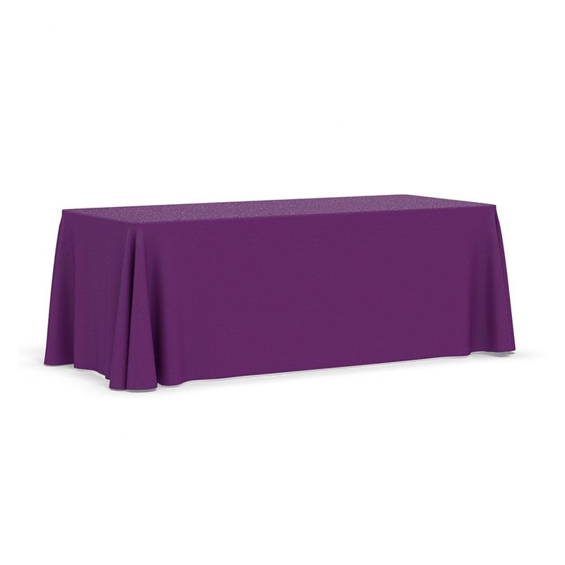 FabriCover - 3-Sided 6' Table in Purple (PMS 260) Fabric