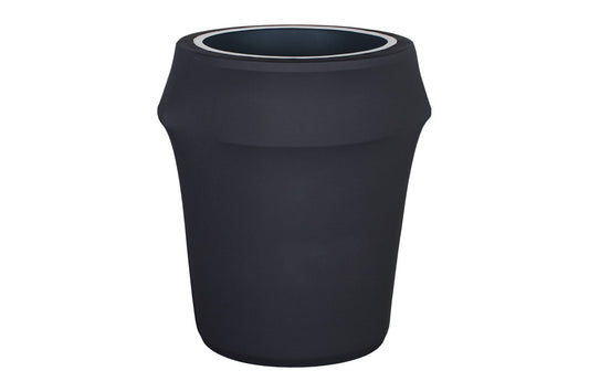 Trash Can Cover - 55 Gallon in Yellow (PMS 115) Stretch Fabric