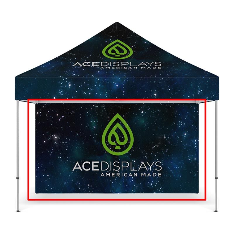 Four Seasons Event Tent - 10'w Full Wall Printed Inside - Replacement Fabric Graphic