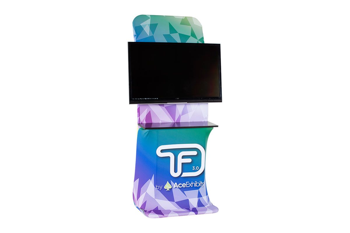 Tru-Fit 2.0 - Kiosk Version B - Single-Sided Replacement Fabric Graphic