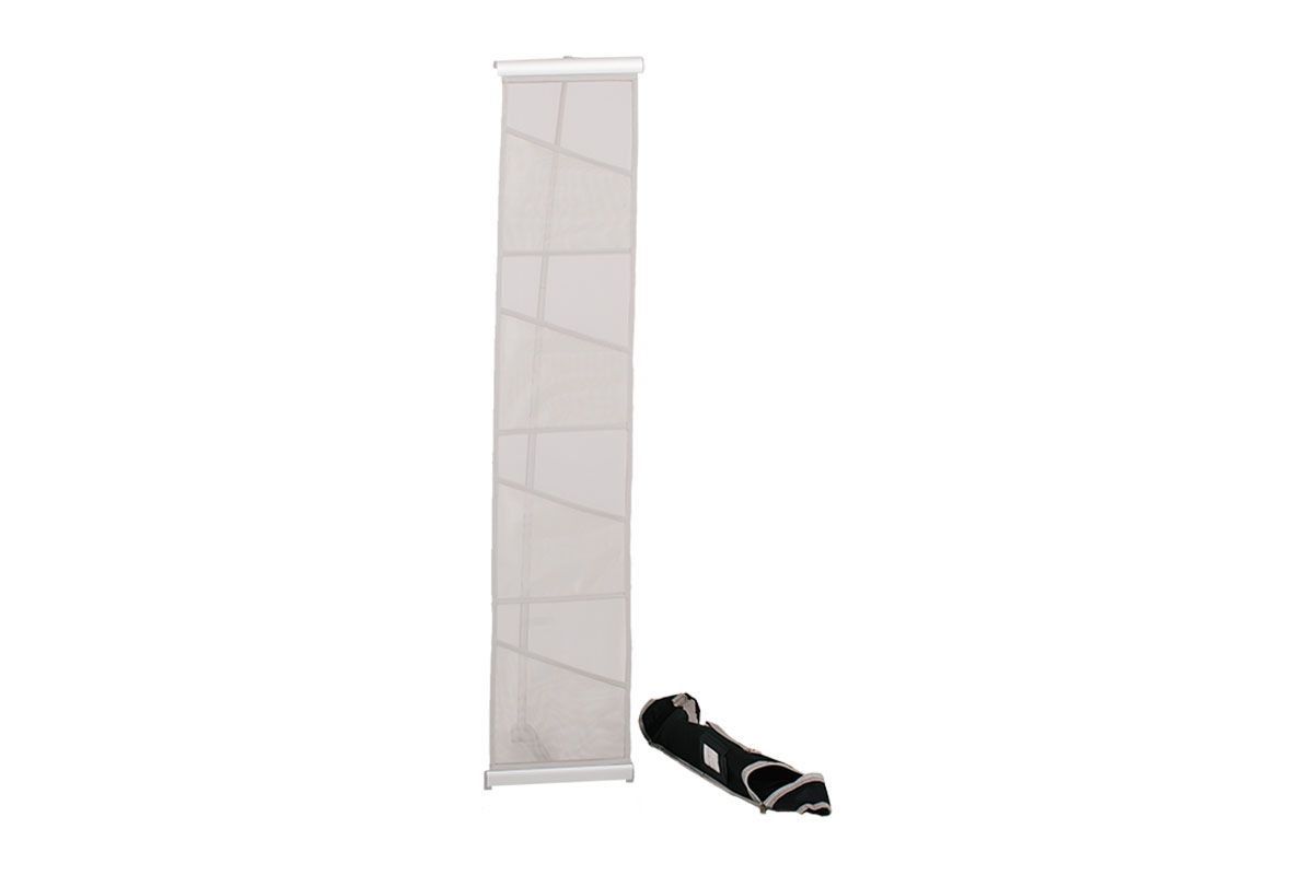 Four Pocket Mesh Literature Rack