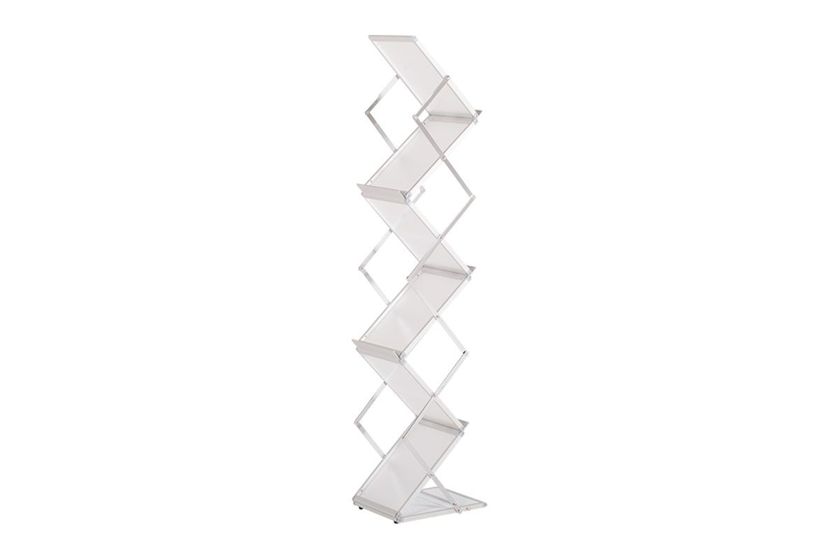 Six Pocket Plex Literature Rack